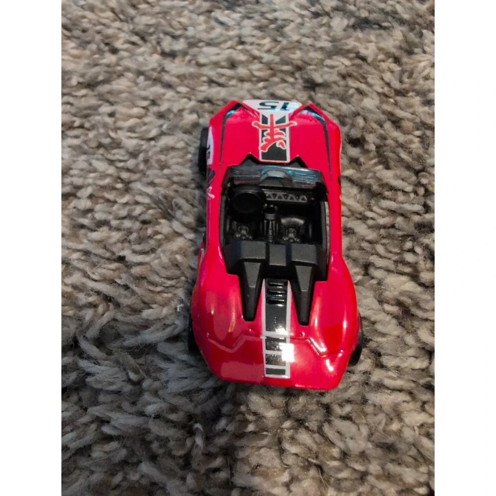 Hot Wheels Red Carbonic #15 Diecast Car 1:64 Scale Made in Malaysia